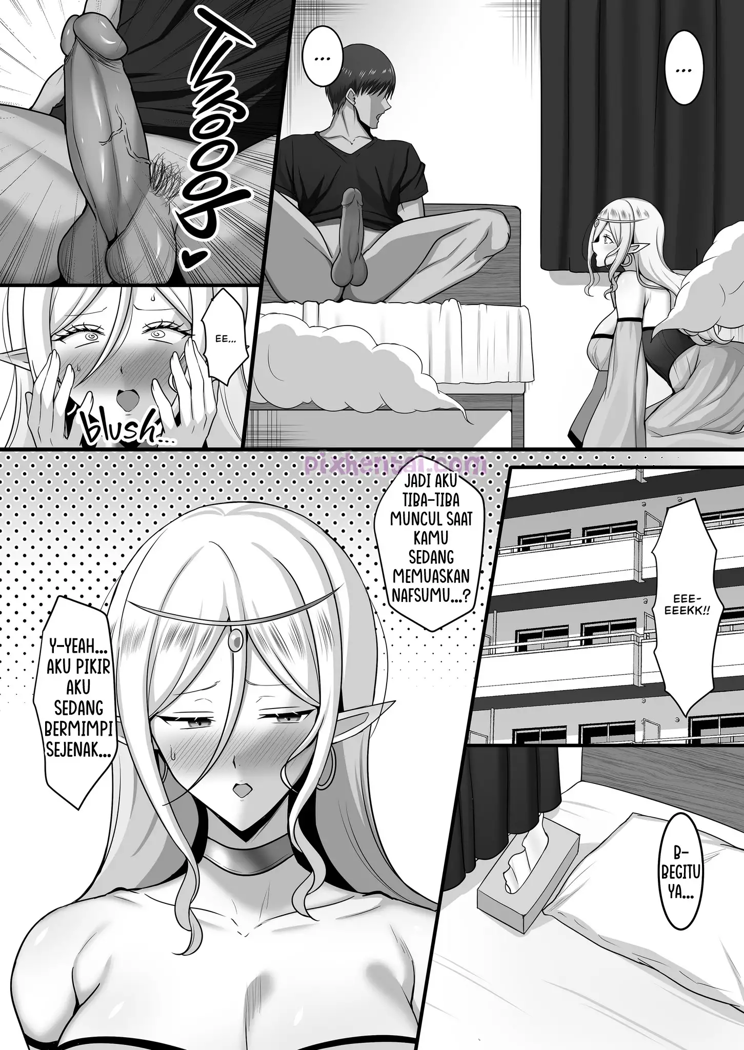 Komik hentai xxx manga sex bokep I Accidentally Summoned an Elven Princess While Jacking Off 3